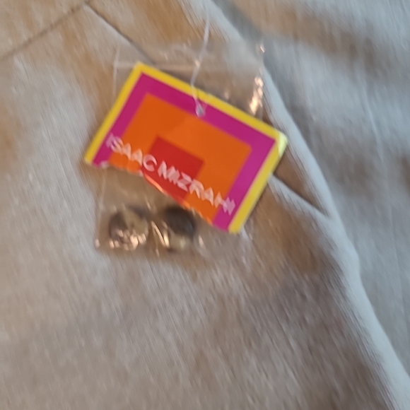 Isaac Mizrahi Wool Blend Wide Leg Khaki Tan Dress Pants Size 8 NWT - Picture 7 of 10